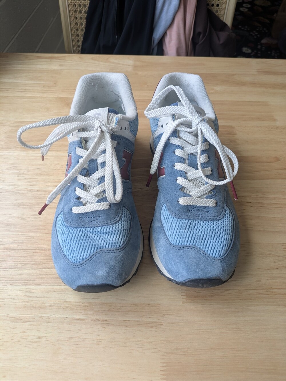New Balance 574 Blue And Maroon - Picture 4 of 4